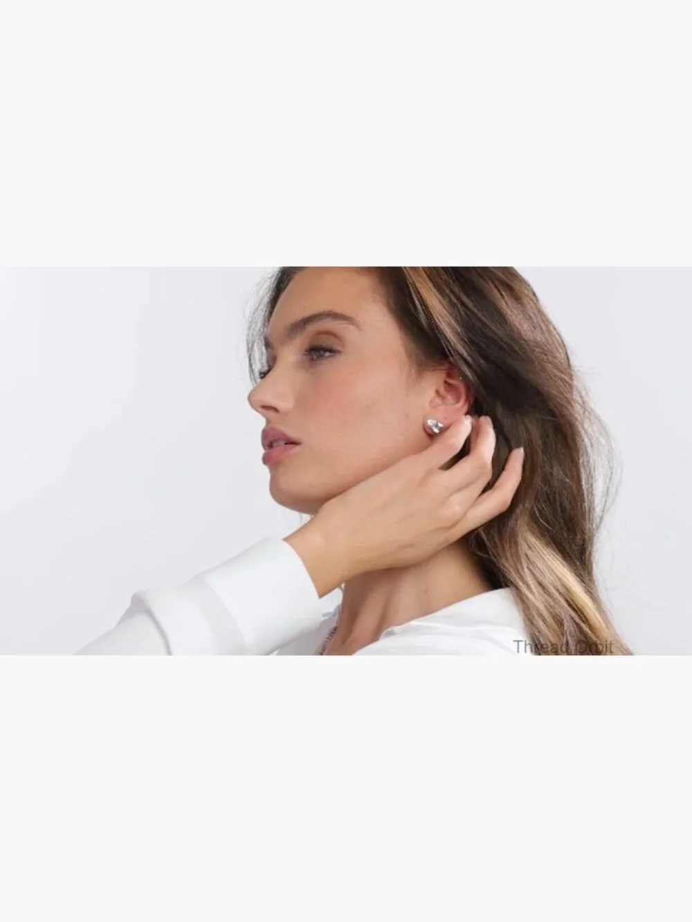 White Cubic Zirconia Rhodium Over Sterling Silver Stud Earrings 5.58ctw_7